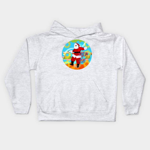 Santa Claus Kids Hoodie by momomoma